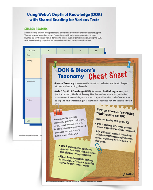 DOK-and-Bloom's-Taxonomy-Cheat-Sheet-and-Shared-Reading-Chart