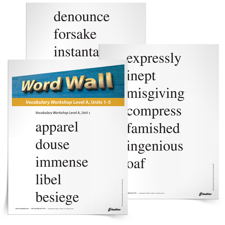 Vocabulary-Workshop-Word-Wall-Grade-6
