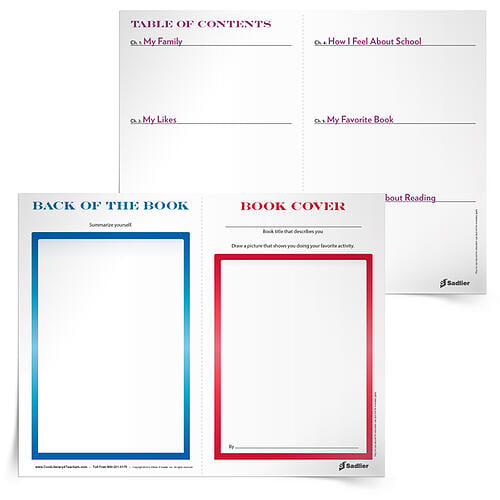 A fun way for you to get to know your reading students better and help them get to know each other is by having them create a book jacket cover and table of contents about themselves.