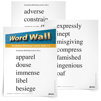 <em>Vocabulary Workshop Word Wall</em>