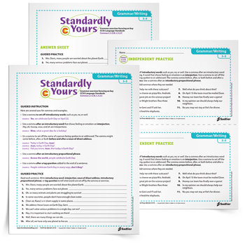 More-Commas-Grammar-Activity
