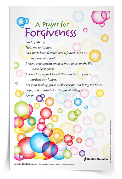<em>Prayer for Forgiveness</em> Prayer Card