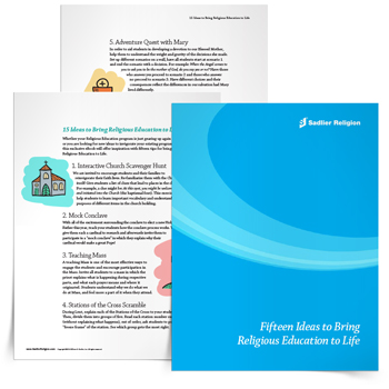 <em>Fifteen Ideas to Bring Religious Education to Life</em> eBook