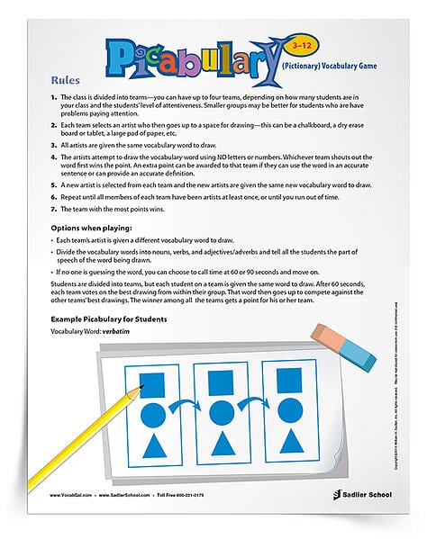 QUICK VOCABULARY REVIEW GAMES TO USE IN CENTERS  The easiest way to review new and past vocabulary words is with vocabulary games. Leading up to semester exams I periodically set up centers of vocabulary games and have students rotate through the stations to review past words. 