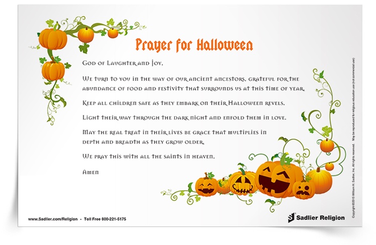 <em>Prayer for Halloween</em> Prayer Card