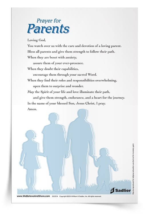 <em>Prayer for Parents</em> Prayer Card