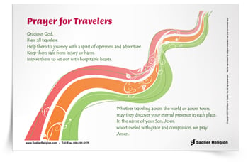 <em>Prayer for Travelers</em> Prayer Card