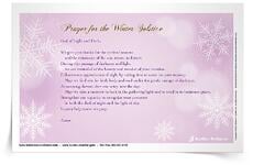 <em>Prayer for the Winter Solstice</em> Prayer Card
