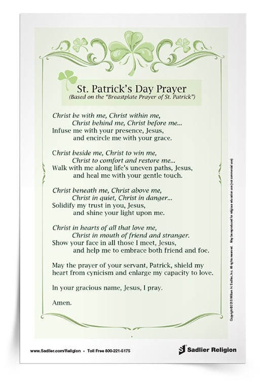 <em>Saint Patrick's Day</em> Prayer Card