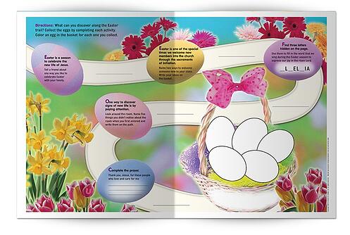 Easter Season Printables for Catholics Families - Easter Signs of New Life Lesson