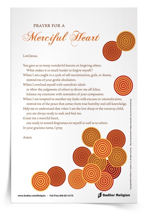 <em>Prayer for a Merciful Heart</em> Prayer Card