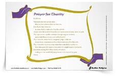 <em>Prayer for Charity</em> Prayer Card
