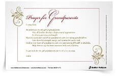 <em>Prayer for Grandparents</em> Prayer Card