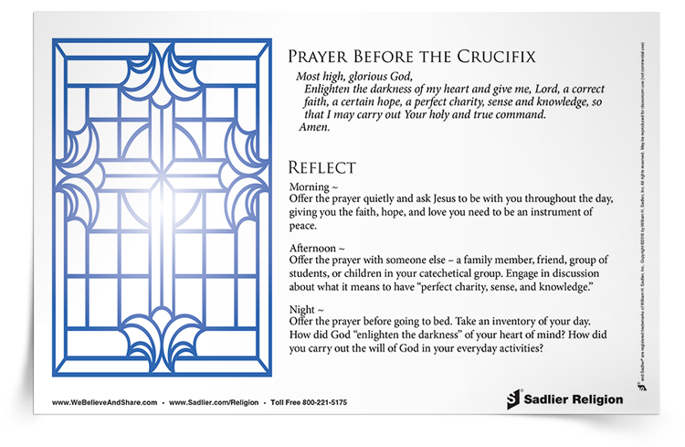 <em>Prayer Before the Crucifix</em> Reflection
