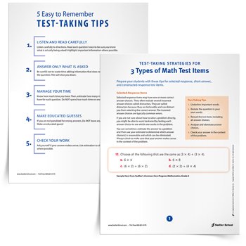 Test-Taking-Strategies-for-Math-Tip-Sheets-download