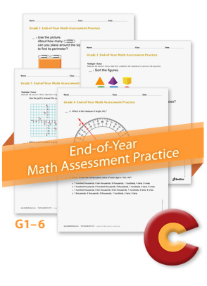 <em>End-of-Year Math Assessment Practice by Grade Level</em>