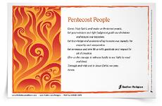 <em>Pentecost People</em> Prayer Card